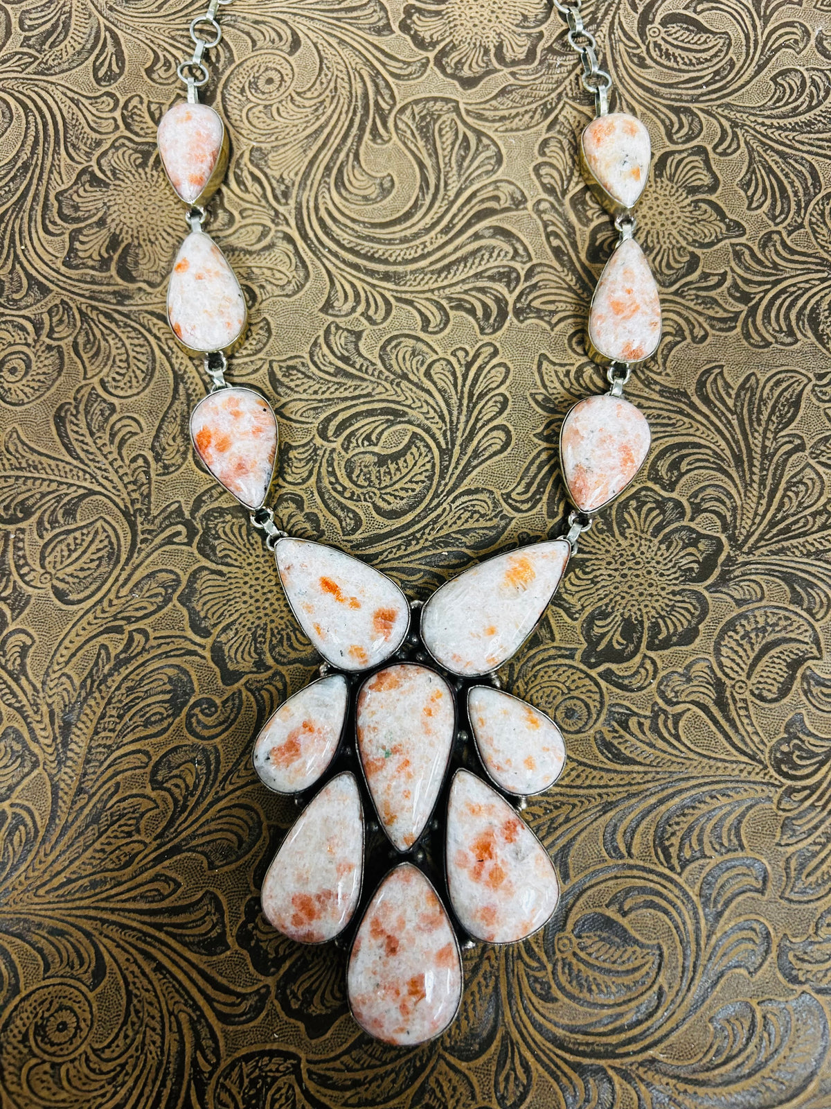 Ladies Necklace |Orange| India