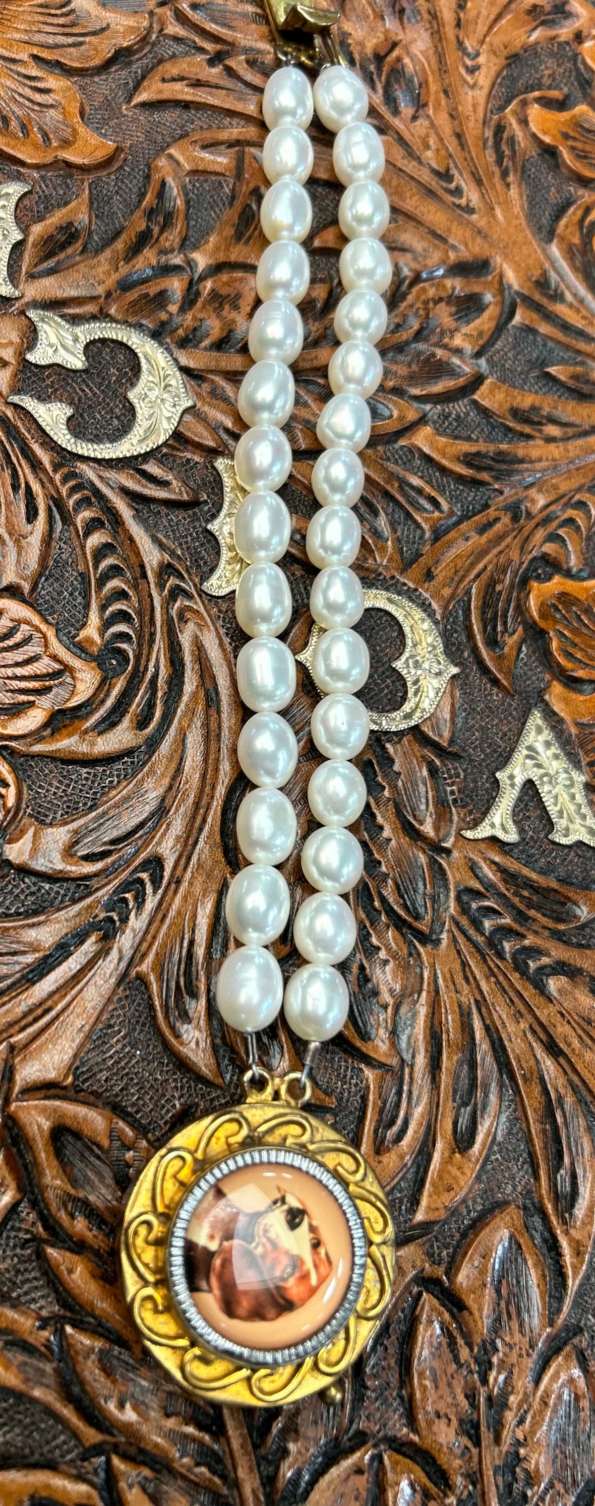 Hound Bracelet |Vintage Repurposed |