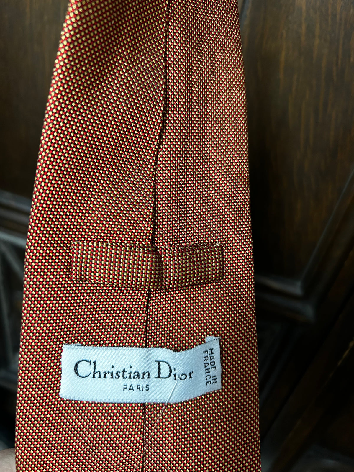 Vintage Tie| Christian Dior|Copper
