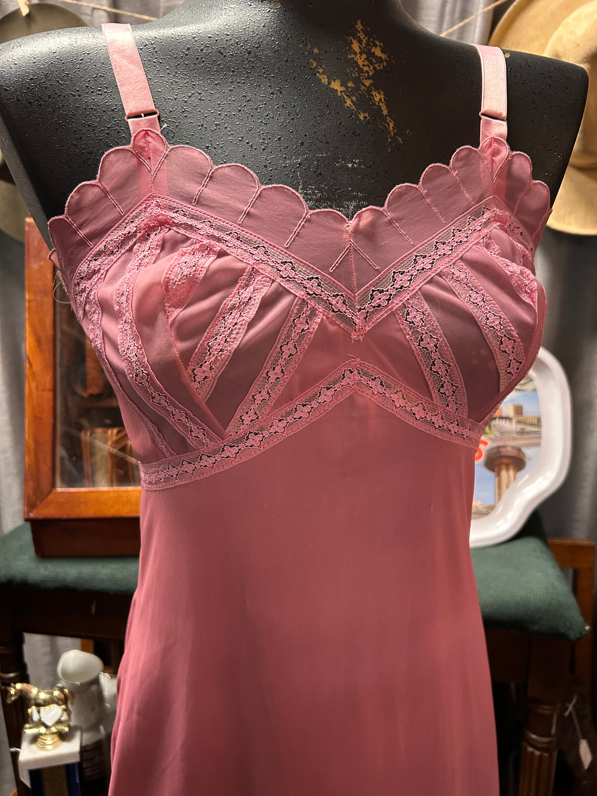 Vintage |Slip |Dusty Rose