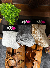 Stocking | Cow Hide| wool