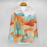 Blouse| BAHA RANCH |Colores de Mexico |Turquoise |Desert |Button Up