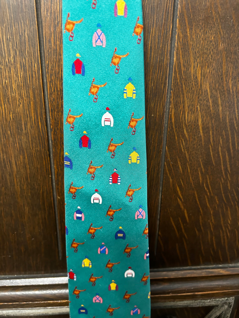 Vintage Tie|| Derby| Teal
