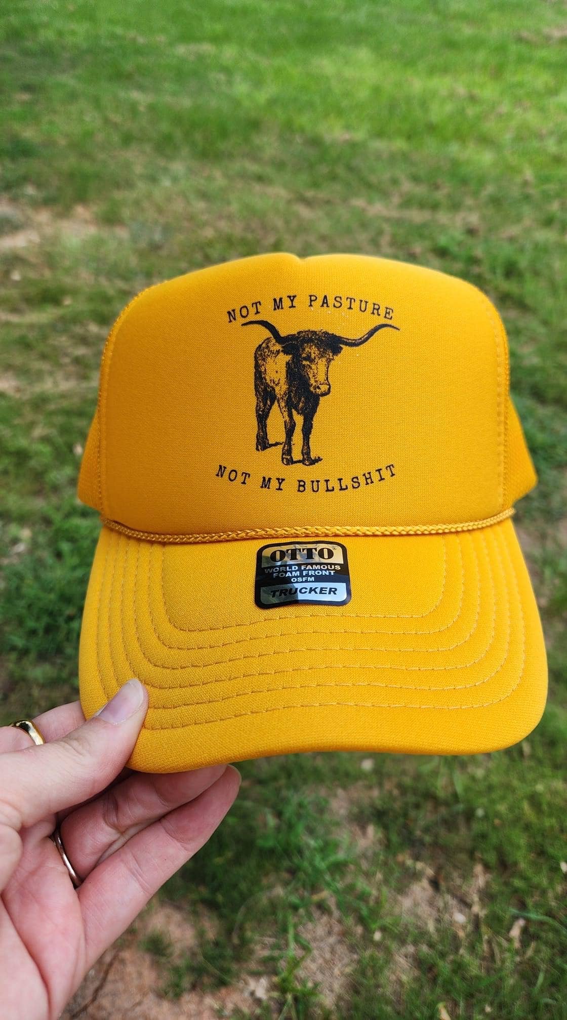 Hank & Scoot | Not my Pasture.... | Trucker Hat