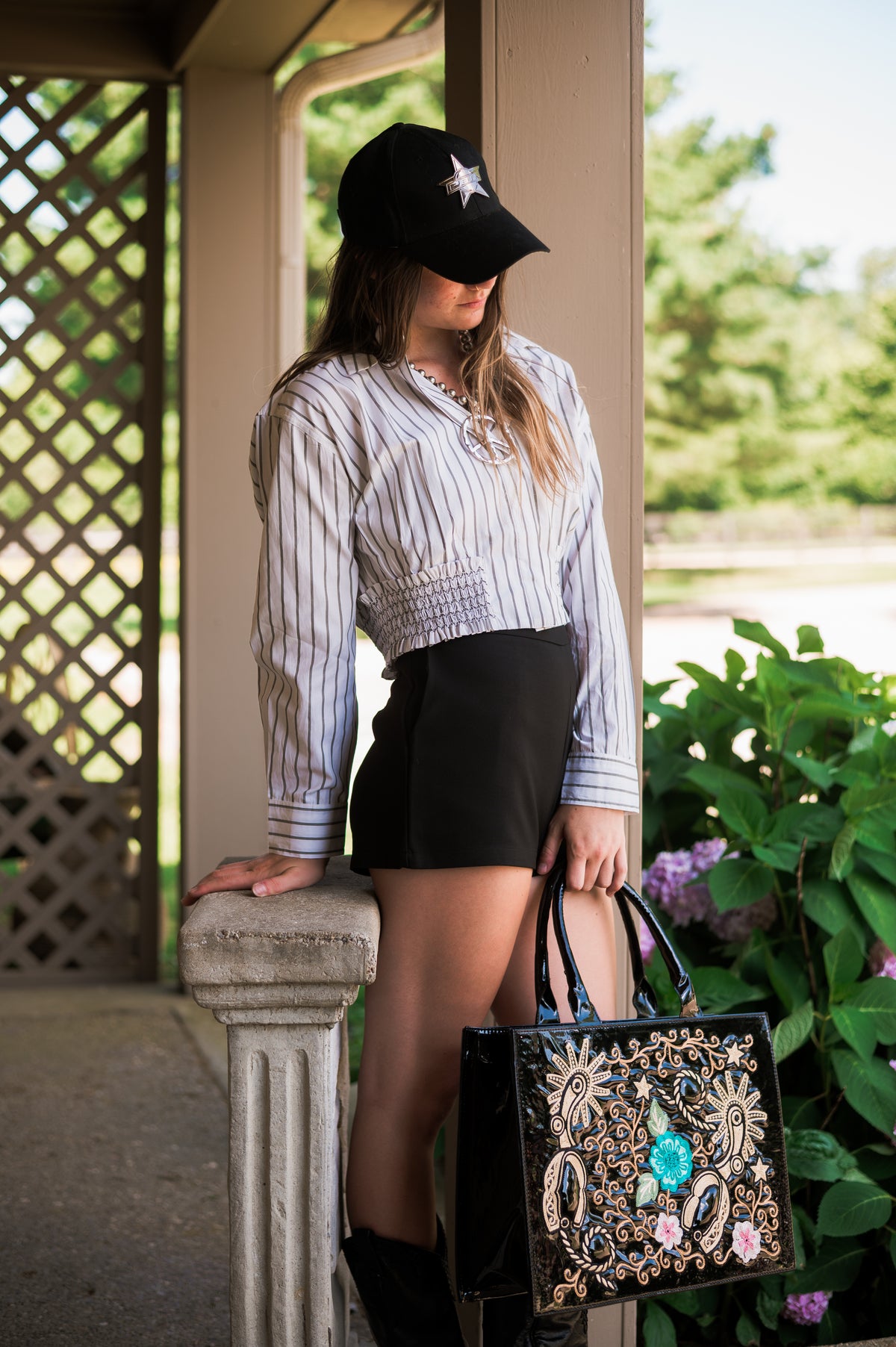 Ladies | Black | Fitted Shorts