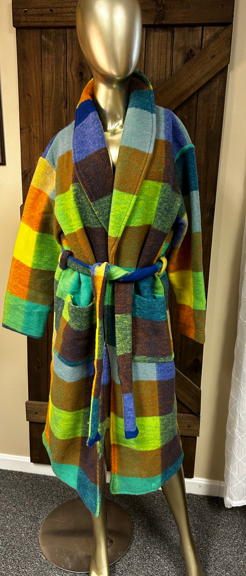 Ladies Coat| color block