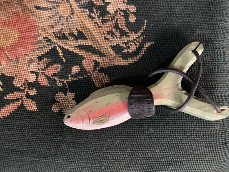 Wooden Toy| Sling Shot | Fish