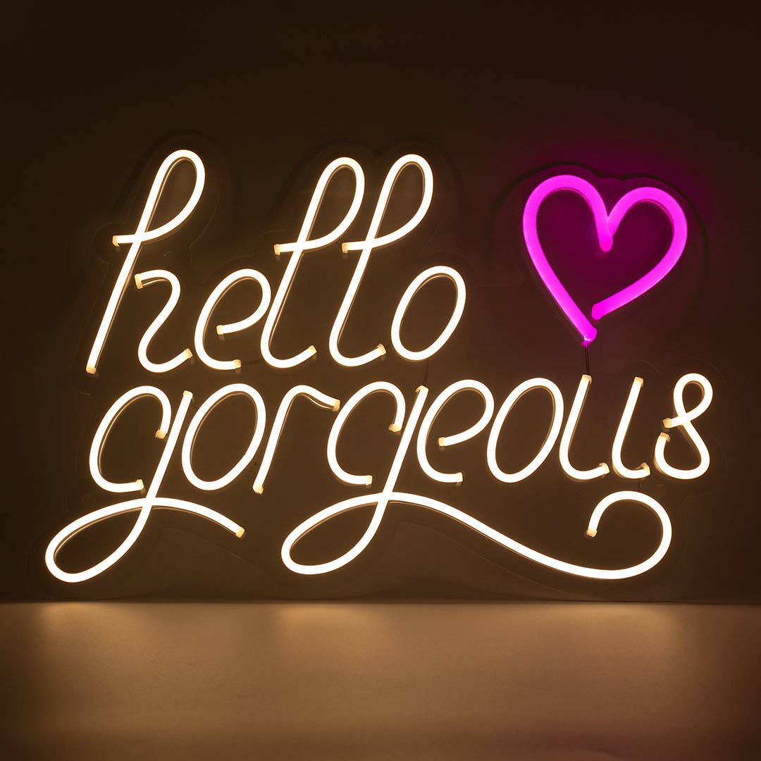 Neon Sign | Hello Gorgeous'