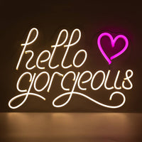 Neon Sign | Hello Gorgeous'