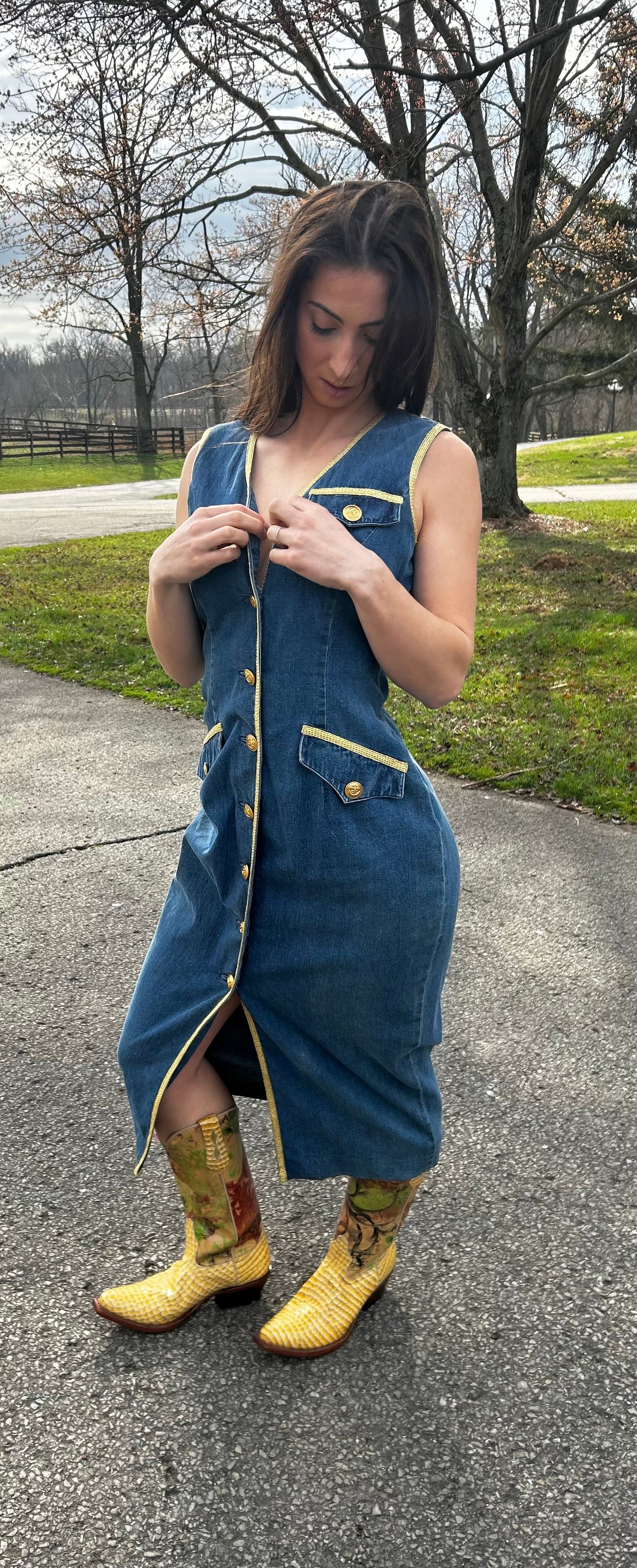 Ladies Dress| Sailor |Denim