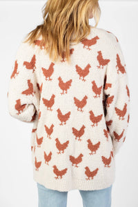 Ladies | Cardigan | Chicken