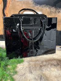 Patent Leather Purse| Bucking Horse