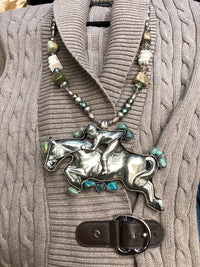 Jumping Horse Necklace