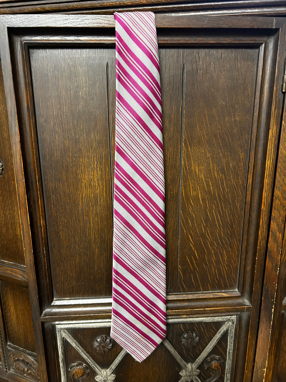 Necktie | Vintage |Fuchsia