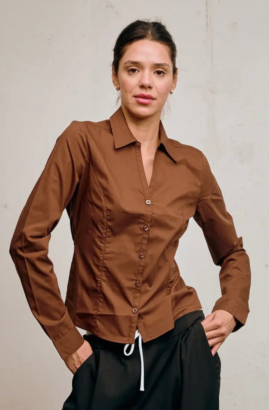 Blouse| Solid| Button Up