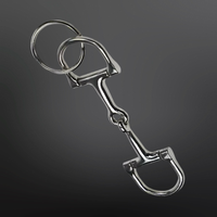 Westrian International - Western Equestrian Dee Ring Snaffle Bit Keychain