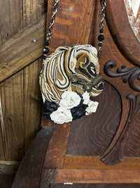 Mary Francis| Beaded Purse| Horse Head