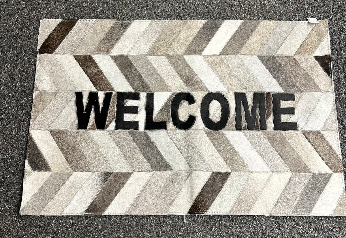 Welcome Mat| Cowhide