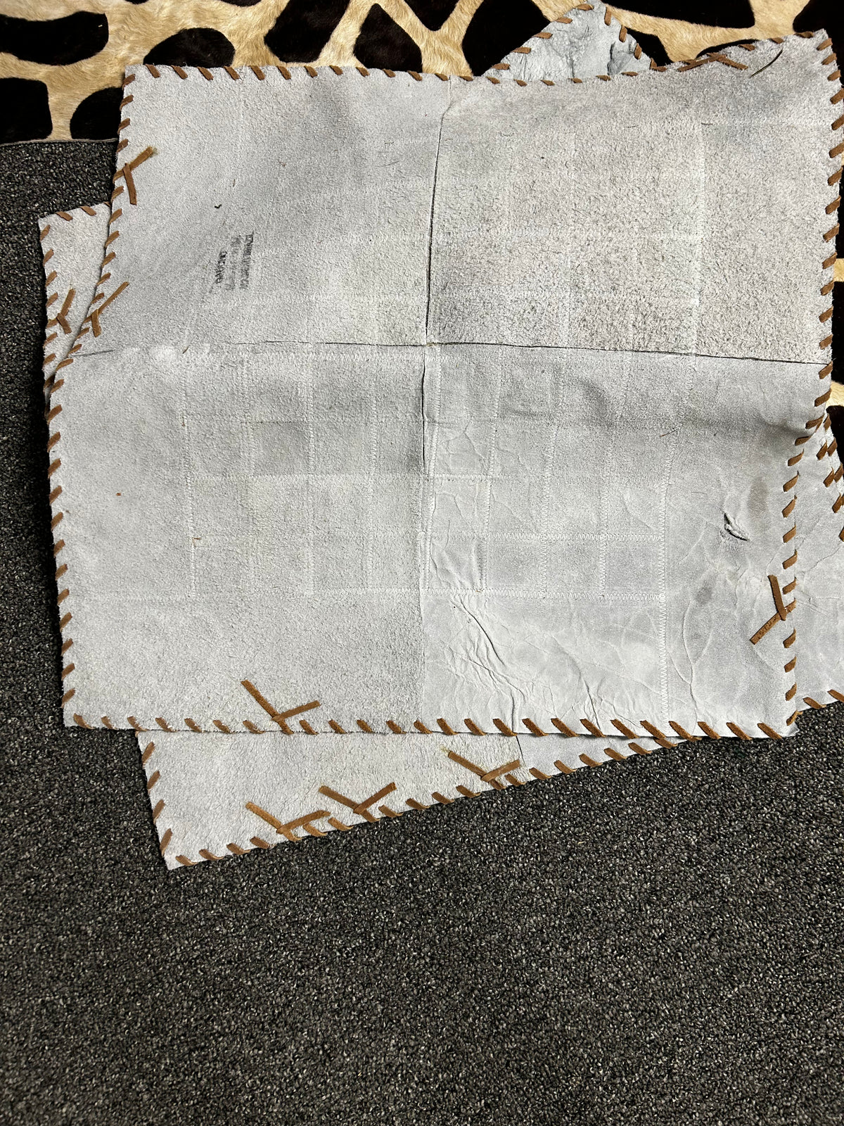 Cowhide Checker Board