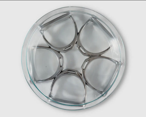 Pie Plate Stirrup Irons | Arthur Court