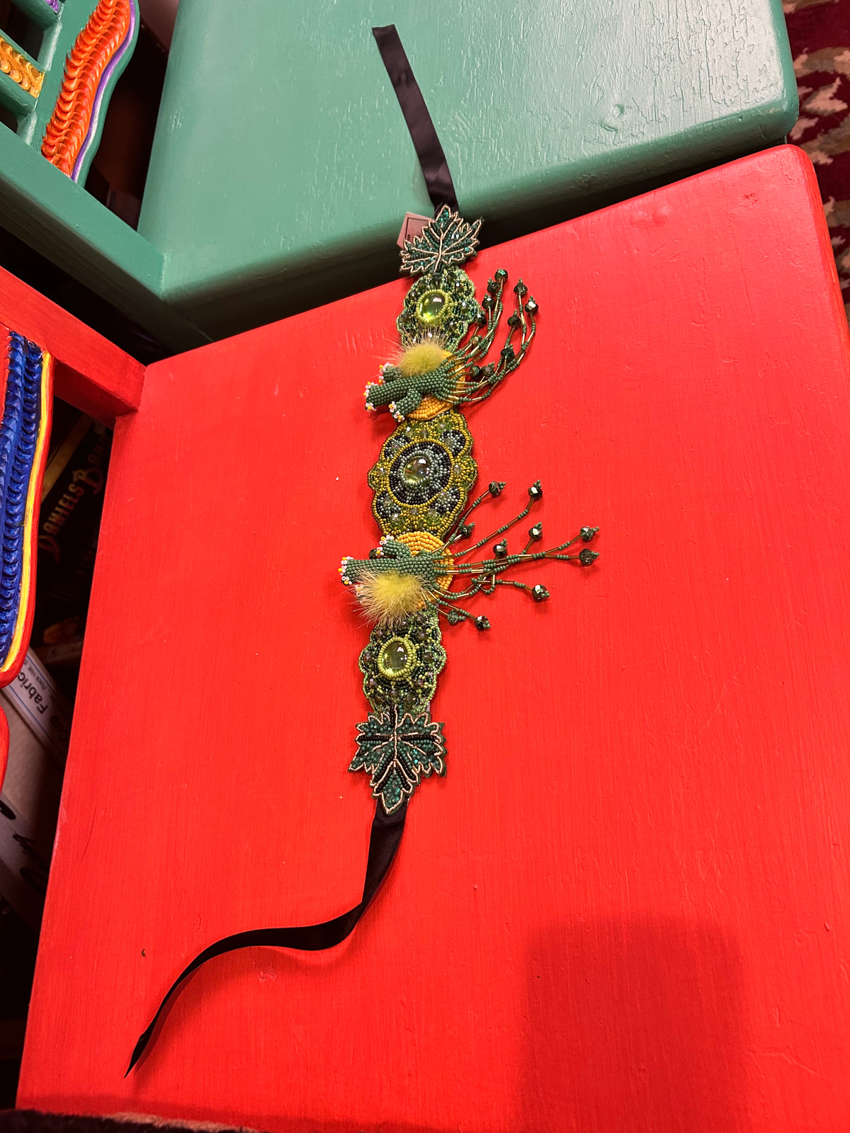Hat Band| Beaded | Cactus