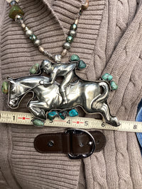 Jumping Horse Necklace