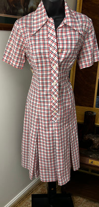 Vintage Dress||Checked