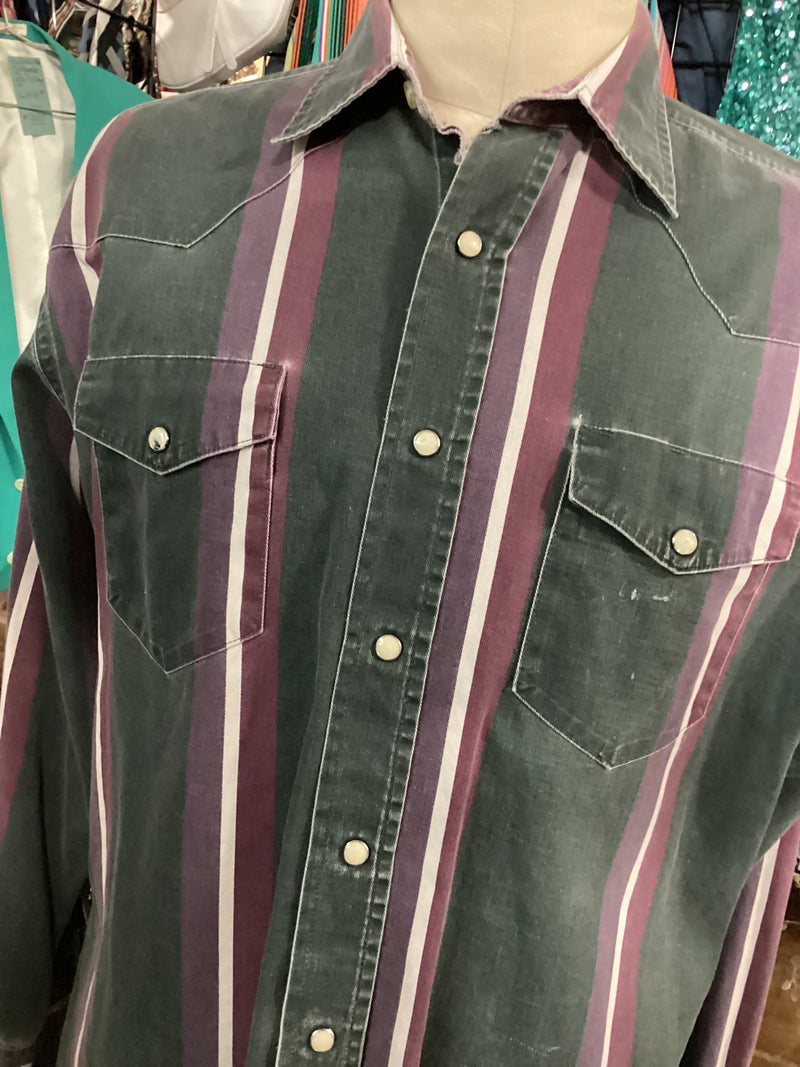 Vintage Wrangler | Stripe | Pearl