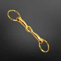 Westrian International - Western Equestrian Dee Ring Snaffle Bit Keychain