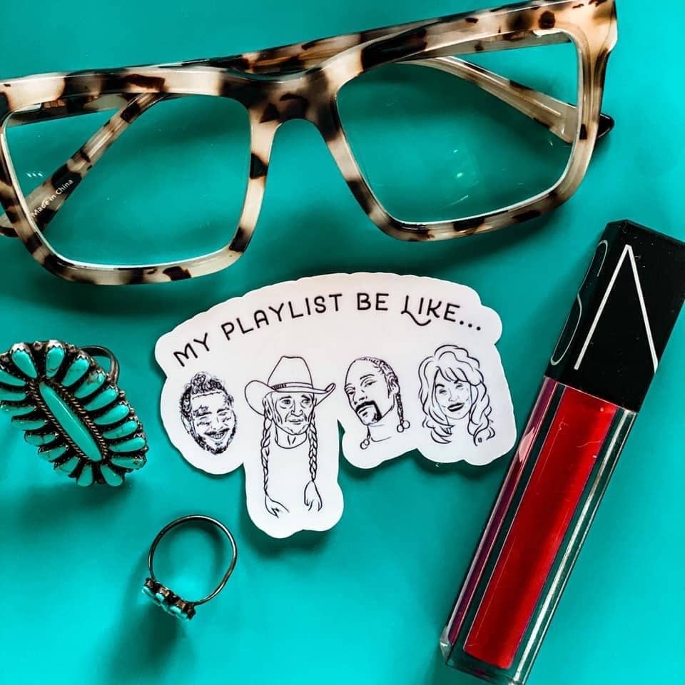 Hank & Scoot | My Playlist Sticker
