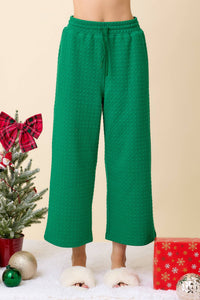Culotte Knit Pants| Green