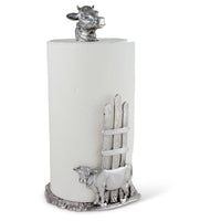 Arthur Court | Cow Paper Towel Holder
