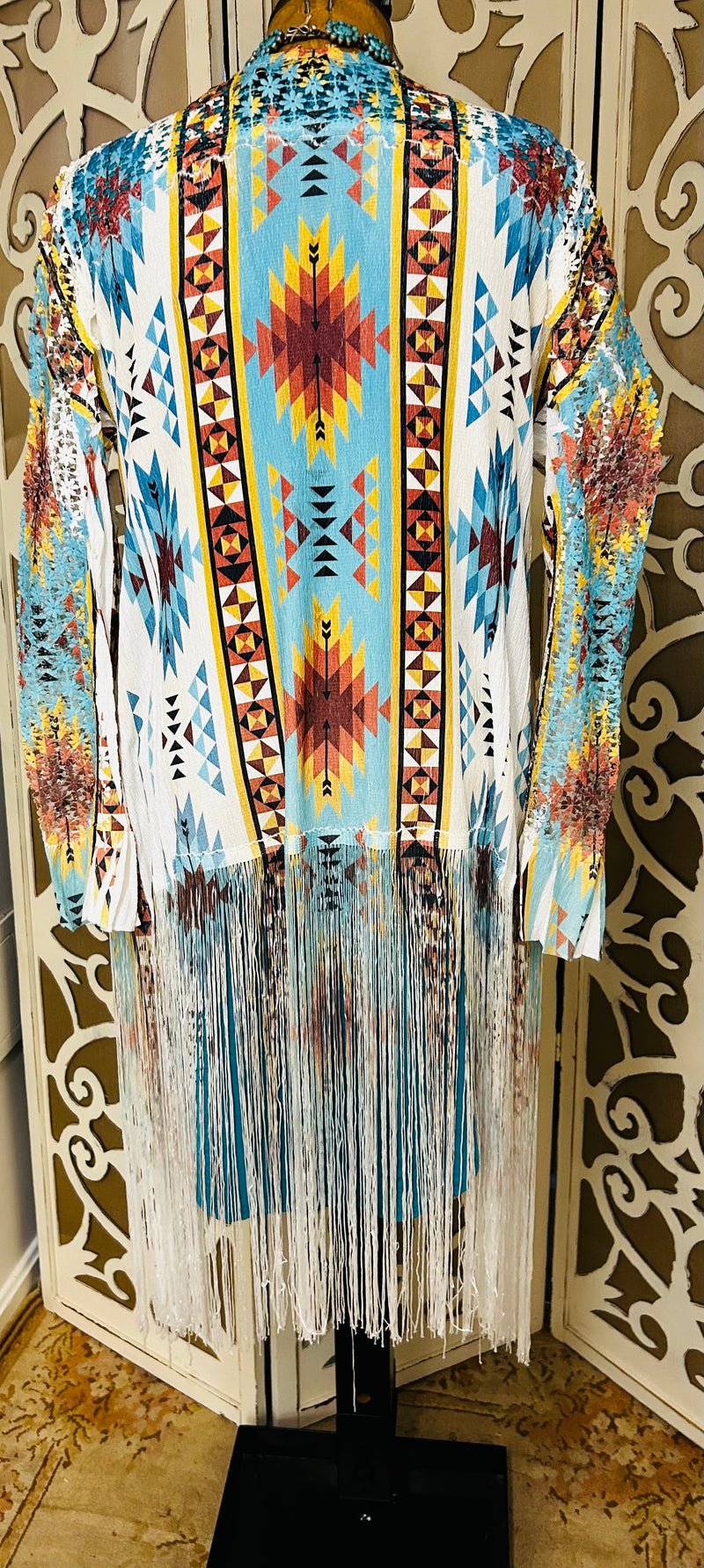 Ladies Aztec Kimono
