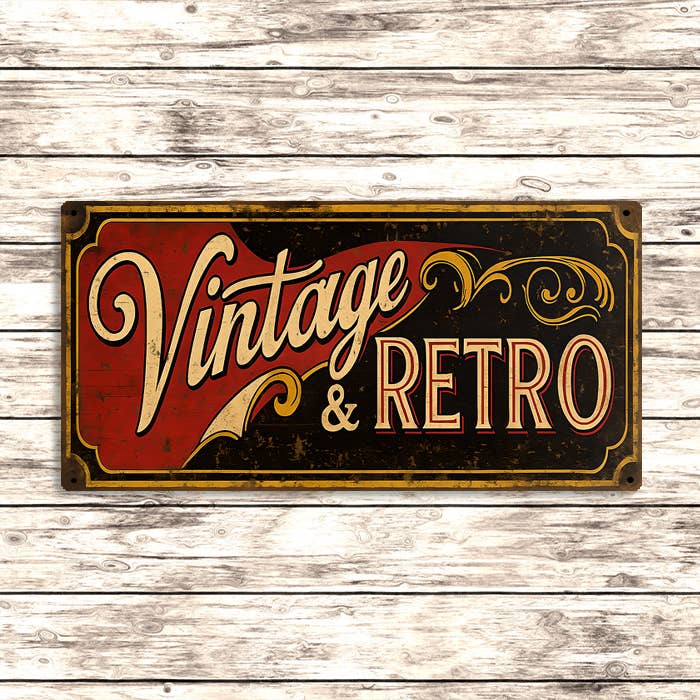 Vintage & Retro | Metal Sign