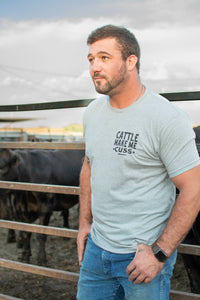 Mens | T-Shirt | Cattle Make Me Cuss