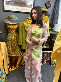 Ladies Duster| Lace Embroidery