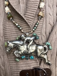 Jumping Horse Necklace