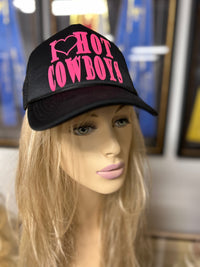 I ❤️ Hot Cowboys ball cap