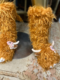 Slipper Socks|Highland Cow
