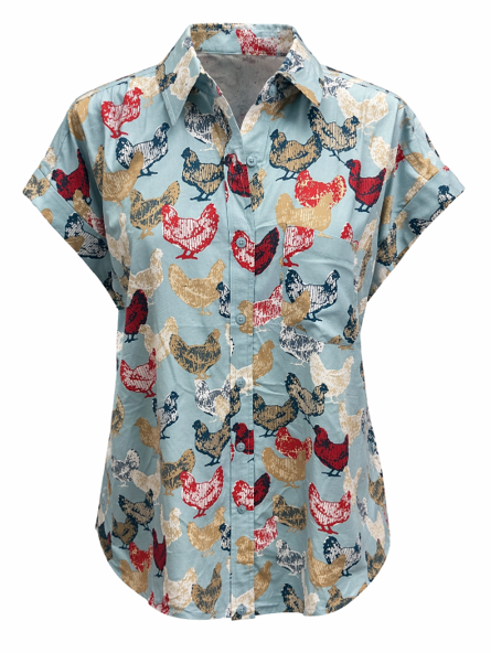 Shirt| The Americana Hen Camp|