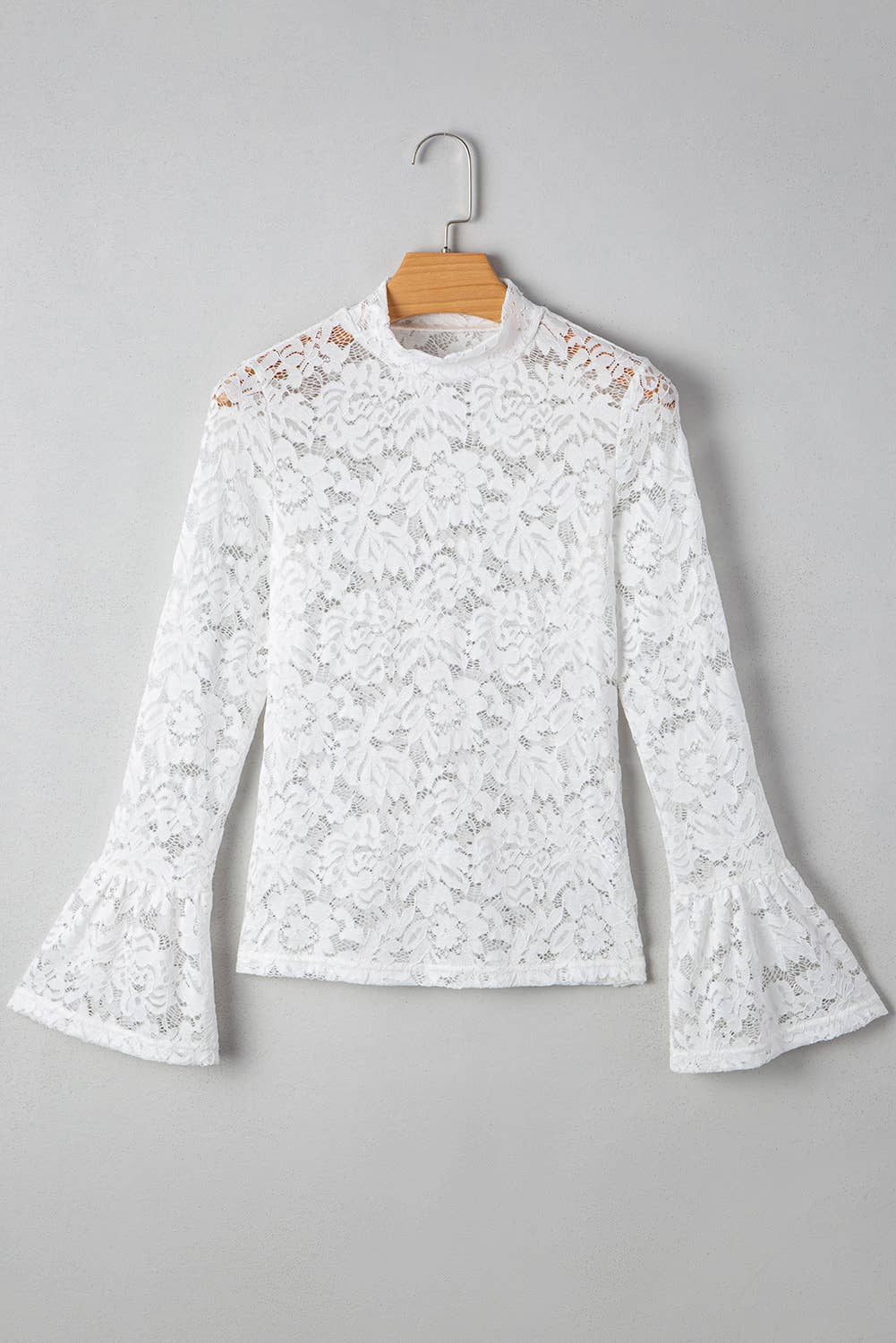Ladies | Lace | Crochet | Bell Sleeve | Blouse