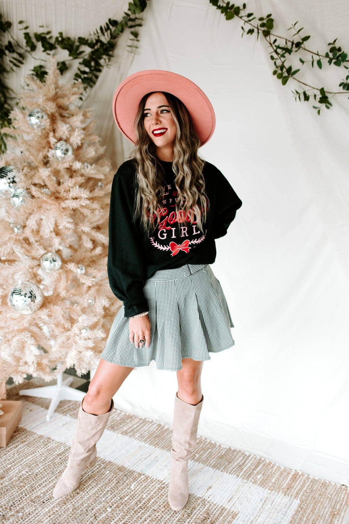 Awfully Good Girl | Holiday | Sweatshirt