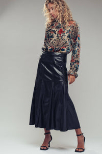 Ladies | Smocked | Blouse | Velvet