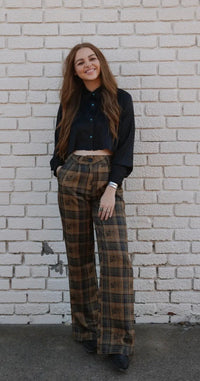 Plaid Pants| Ladies