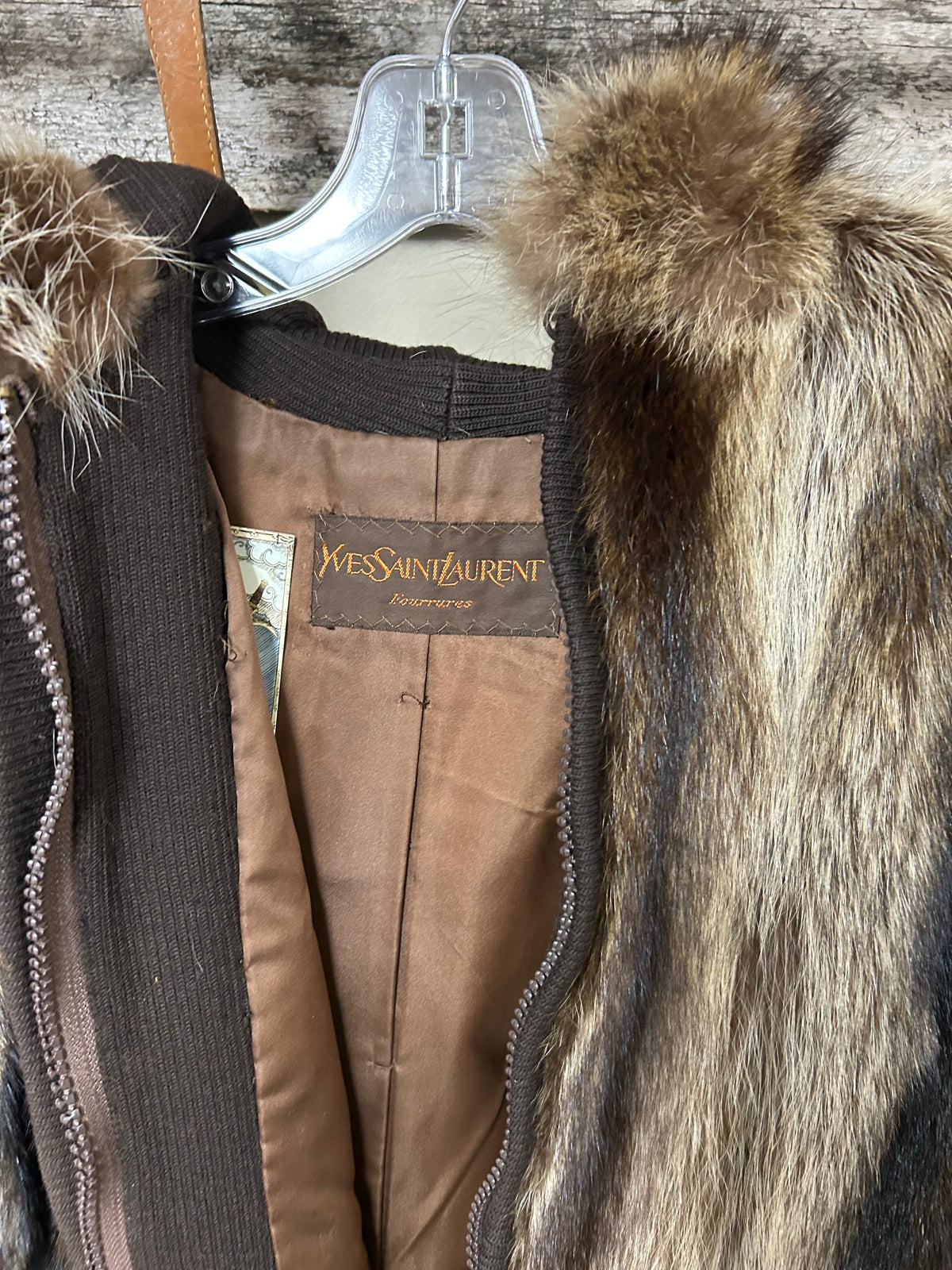 Tanuki Fur Coat|Yves St Laurent