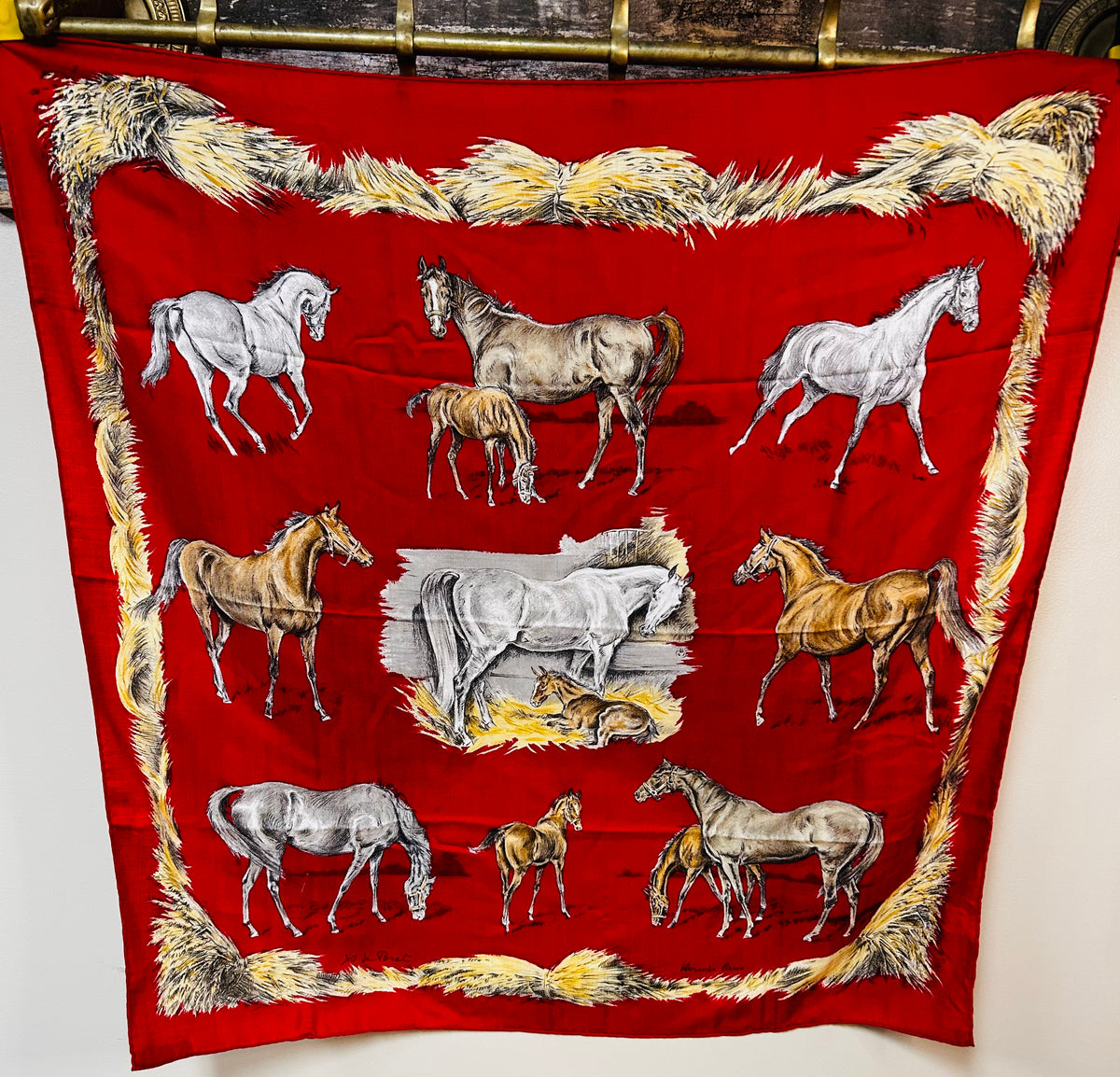 Vintage Silk Scarf | France