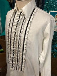 Ruffle Tuxedo|Formal | Shirt