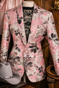 Mens | Metallic | Pink | Blazer