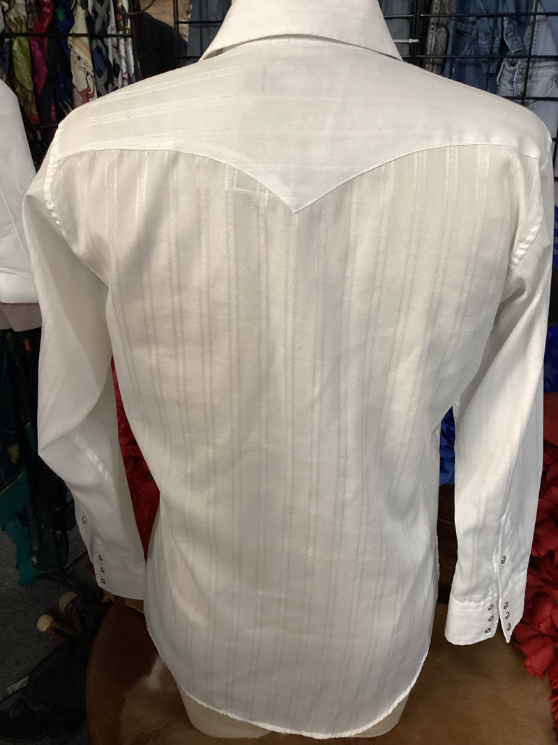 Vintage Western Shirt| Men’s| White