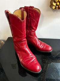 Vintage red, Justin Roper| size 5 1/2 women’s boot